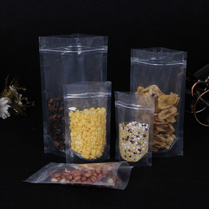Preço Fabricante chinês Claro Stand Up Pouch Com Zíper Sacos De Plástico