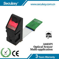 Module de capteur d'empreintes digitales optique 500 DPI, IP66, USB UART, scanner d'empreintes digitales pour système de contrôle d'accès intelligent