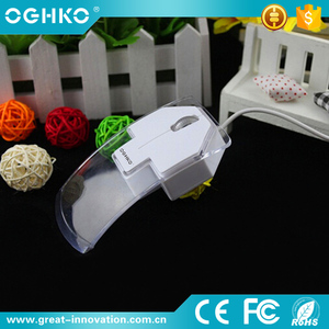 Tinh Thể Trong Suốt <span class=keywords><strong>3D</strong></span> USB Máy Tính Quang Học Có Dây Chuột Với Thở LED Ánh Sáng - Product Image 5