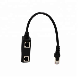 Câble Répartiteur <span class=keywords><strong>Ethernet</strong></span> RJ45, RJ45 1 Mâle vers 2 Femelles, Connecteur Réseau LAN, Coupleur - Product Image 6