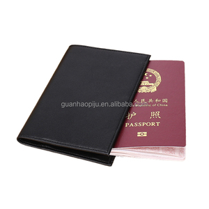 Noir Pas Cher PU <span class=keywords><strong>Faux</strong></span> Cuir Couverture Du <span class=keywords><strong>Passeport</strong></span> NOUS <span class=keywords><strong>Passeport</strong></span> Couverture Voyage Portefeuille En Cuir - Product Image 3