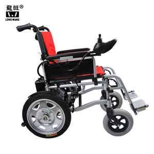 Pieghevole elettrico motorizzato sedia a rotelle sedia a rotelle per portatori di handicap funzione Personalizzabile pratico elettrico non valido - Product Image 2