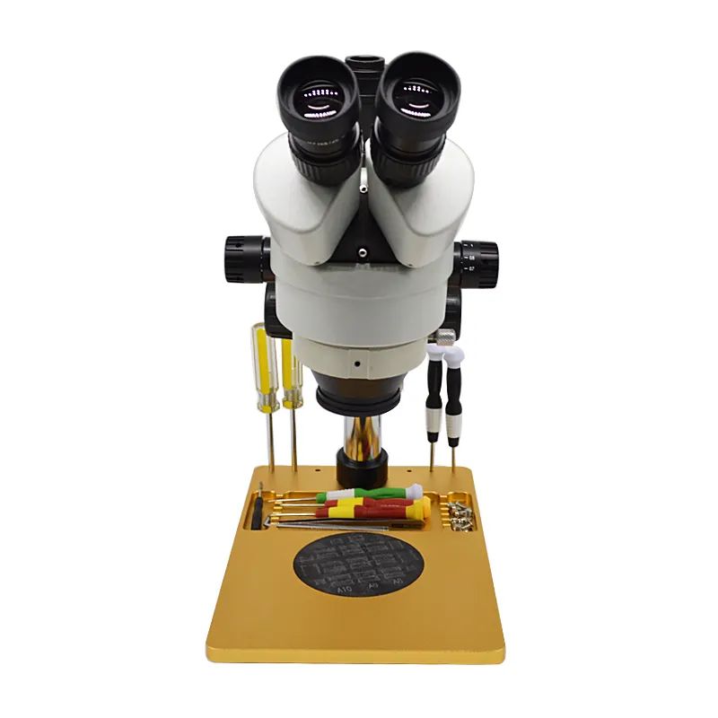 7X-45X Trinoculaire digitale PCB inspectie Microscoop voor mobiele telefoon reparatie