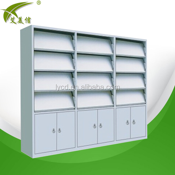 2016 г., водонепроницаемый книжный шкаф, стальная стойка для магазинов, мебель для библиотеки