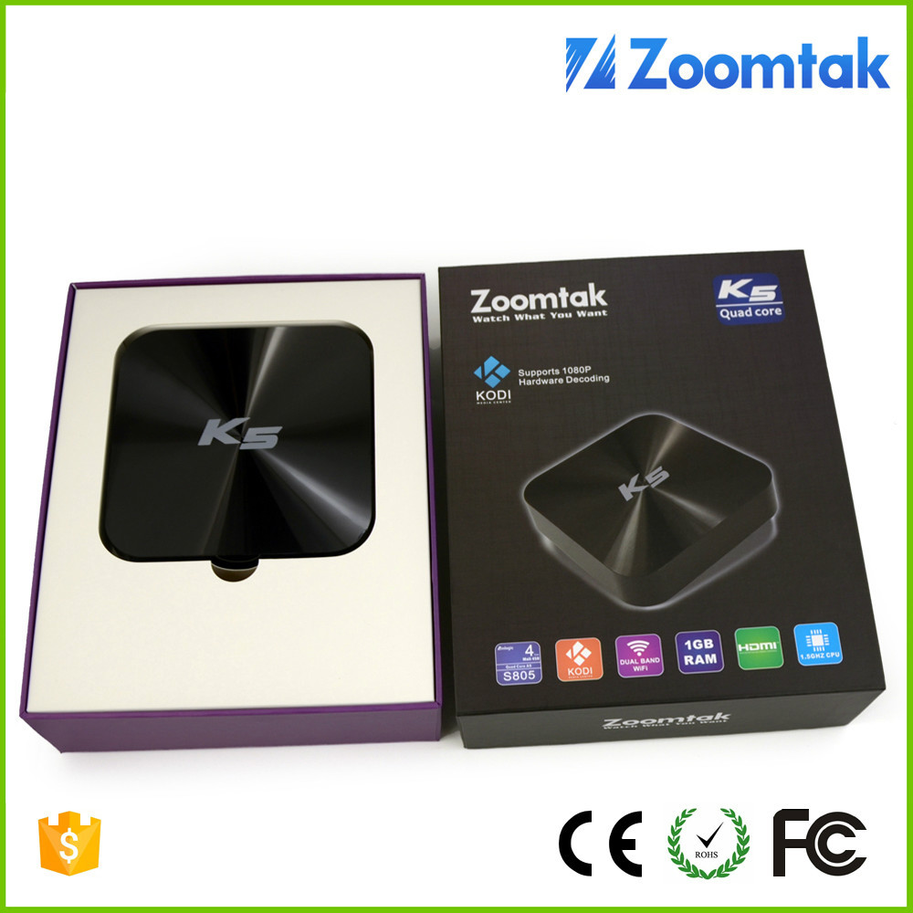 Amlogic S805 Android 4.4 KODI 15.2 2015 canal chino iptv tv box