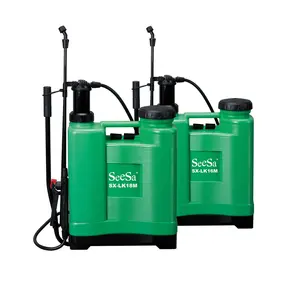 Seesa spray agrícola portátil, máquina pulverizadora de água 16l 18l manual de pressão agrícola