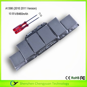 Vendita calda batteria a1417 batteria per macbook pro 17" core i7"Il 2,8 15" retina a1398 2010/2011 batteria - Product Image 2