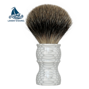 ¡Nuevo estilo 2019! Brochas de afeitar con mango de panal de 26mm para hombres - Product Image 3