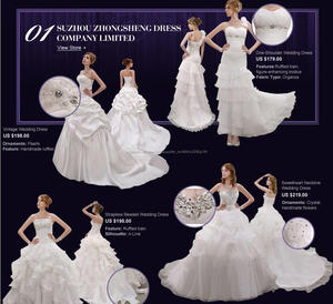 Elegante FUERA del hombro vestido de novia de Encaje vestido de novia con cuentas de baile vestidos AS29301 - Product Image 4