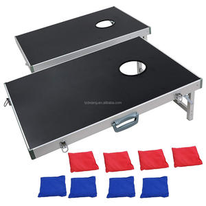 <span class=keywords><strong>Cornhole</strong></span> PRO Règlement Taille Sac De Haricot Toss Jeu-Pliable (Noir, LED et Rouge et Bleu conceptions) - Product Image 2