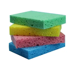 Fabricante de esponja de celulose/esponja comprimida ecológica/de celulose durável esponja natural