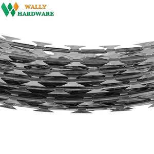 Alambre <span class=keywords><strong>de</strong></span> Púas <span class=keywords><strong>de</strong></span> <span class=keywords><strong>Acero</strong></span> <span class=keywords><strong>Galvanizado</strong></span> por Inmersión en Caliente Tipo <span class=keywords><strong>Concertina</strong></span> <span class=keywords><strong>de</strong></span> Bajo Precio con Cuchilla <span class=keywords><strong>de</strong></span> Navaja para Protección - Product Image 2