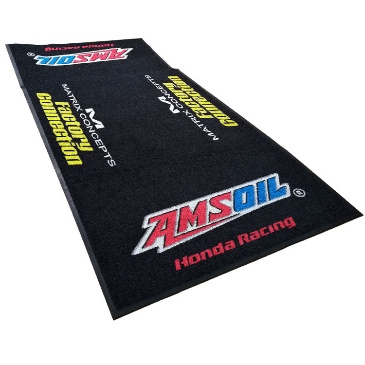 Tapis de moto personnalisé