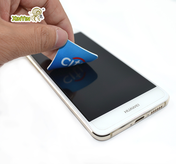 Пользовательские наклейки из микрофибры для очистки экрана телефона и ноутбука