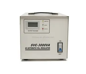 เครื่องควบคุมแรงดันไฟฟ้าอัตโนมัติแบบ3KVA เฟสเดียว AC VC พร้อมหน้าจอ LED - Product Image 1