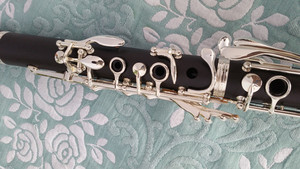 <span class=keywords><strong>Clarinete</strong></span> Bb Chapado en plata ABS de 17 teclas inspirado en la poesía - Product Image 4