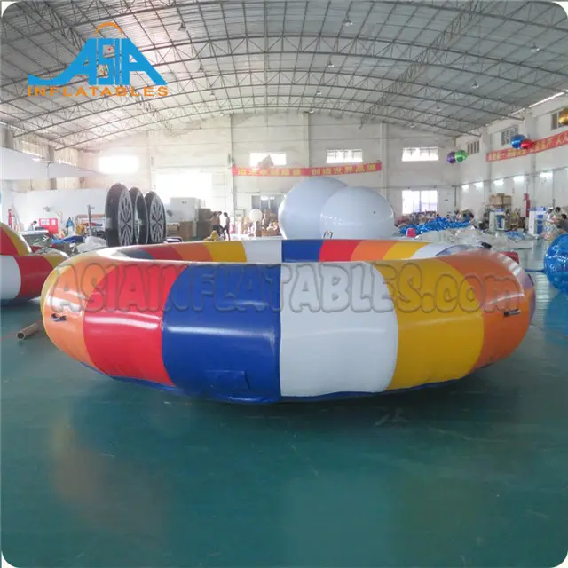 Commercial Towable Tube Inflatable UFO Disco Boat Water Toy Sport Game