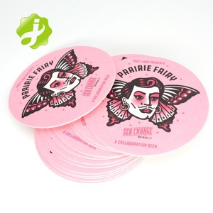 Eco-Friendly Custom Design Printing Absorbent Pulp Board Paper <strong>Beer</strong> <strong>Coaster</strong> - Product Image 6