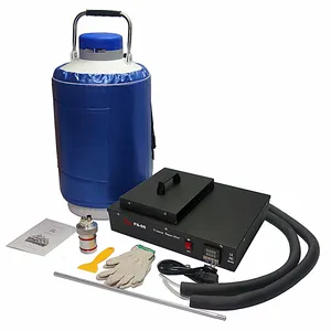 FS 06 liquid nitrogen frozen lcd separator mobile phone lcd repair equipment pack with 10L liquid nitrogen tank 220V/110V