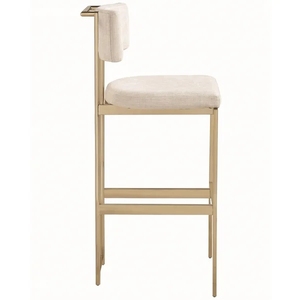Moderne <span class=keywords><strong>Brossé</strong></span> En Laiton Doré En <span class=keywords><strong>Acier</strong></span> Inoxydable <span class=keywords><strong>Tabouret</strong></span> de Bar poignée Arrière Chaise Haute Pour La Barre À La Maison D'hôtel - Product Image 4