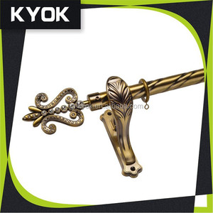 KYOK <span class=keywords><strong>Tringle</strong></span> à Rideau Robuste et Élégante 0,6 mm, Ensemble Complet de Tringles à Rideaux Pivotantes en Métal, <span class=keywords><strong>Tringle</strong></span> à Rideau en FER Très Vendue - Product Image 6