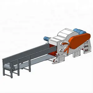 Certificação ce personalizada para madeira duro (carvalho, carvalho, acácia, cinza, castanha) chipper de madeira