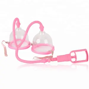 Modern Breast Massager Dual Vacuum Suction Cup Breast Enlargement Pump Set