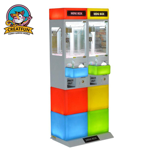 Mini gettoni distributore automatico di giochi di 2 giocatori gru giocattolo macchina artiglio - Product Image 6