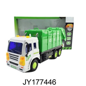 Di Vendita caldo 1:16 di Plastica di Pulizia Del Veicolo Attrito Powered <span class=keywords><strong>Camion</strong></span> <span class=keywords><strong>Della</strong></span> <span class=keywords><strong>Spazzatura</strong></span> Giocattolo con Luce e Musica e cestino per i bambini - Product Image 2