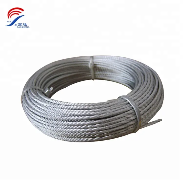 DIN30556X7FC亜鉛メッキ鋼線ロープ