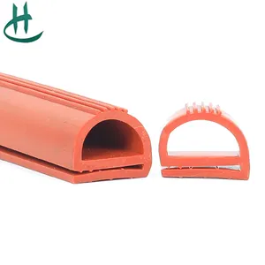 E Type Siliconen Rubber Rubber Afdichting Strip Siliconen Rubber Rand Trim Extrusie Afdichting