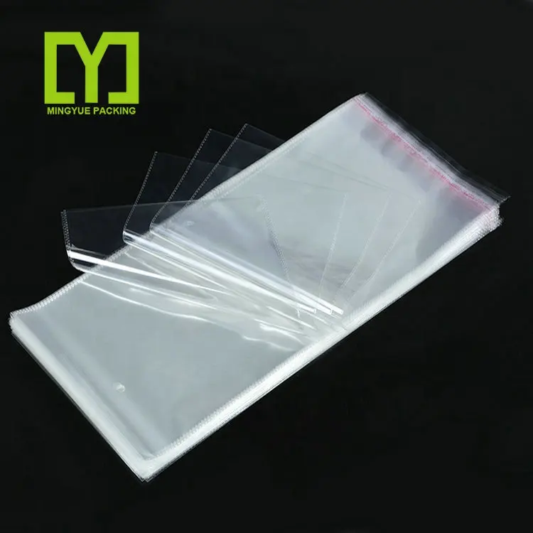 2020 Yiwu चीन स्पष्ट स्वयं चिपकने वाला सील कपड़े OPP पैकिंग प्लास्टिक बैग
