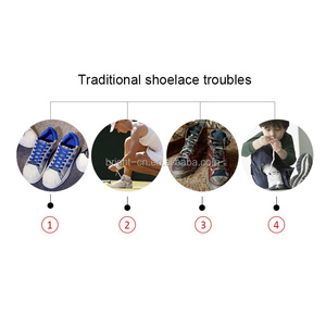 Vente chaude aucun lien silicone élastique lacets/lacets examen au canada - Product Image 4