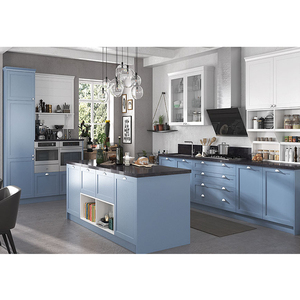 Cuisine <span class=keywords><strong>moderne</strong></span> laquée gris foncé jusqu'au <span class=keywords><strong>plafond</strong></span> - Product Image 3