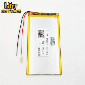 397899 4000 mah <span class=keywords><strong>3</strong></span>,7 v Rechargeable led Li-ion polymer battery - Product Image 1
