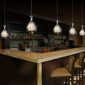 2016 à la mode boule de verre suspendu abat-jour globe lumière couvre lustre pour <span class=keywords><strong>le</strong></span> salon - Product Image 5