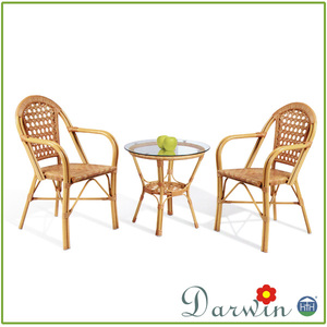 Jardín al aire libre <span class=keywords><strong>cafetería</strong></span> café mesa <span class=keywords><strong>y</strong></span> silla de bambú sillas de aluminio para sala de televisión - Product Image 1