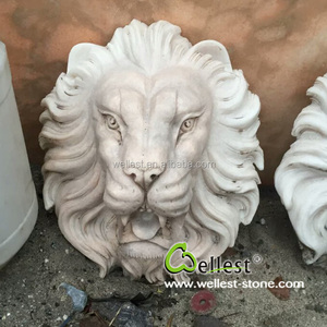 <span class=keywords><strong>Fontaine</strong></span> de tête de lion pour mur en marbre poli, <span class=keywords><strong>pierre</strong></span> <span class=keywords><strong>naturelle</strong></span>, 1 pièce - Product Image 2