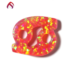 Fantasía forma Taurus <span class=keywords><strong>colores</strong></span> ópalos <span class=keywords><strong>de</strong></span> fuego para la venta 12x13mm - Product Image 3