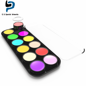 Kit de maquillage avec les personnages de dessins animés pour Halloween, peinture du visage, 12/16 couleurs, sûr pour les enfants - Product Image 1