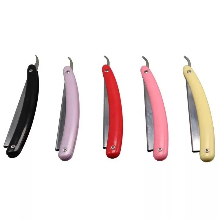 JDK Colour ful Plastic Straight Razor Holder zum Rasieren von Friseur-Haarschnitt werkzeugen