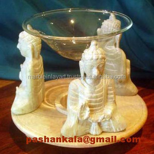 Soapstone Buddha Design Aroma <b>Oil</b> <b>Burner</b> - Product Image 1
