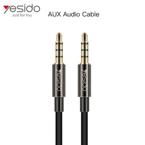 Luckyesido — câble audio aux 3.5mm, interface de musique audi, 3.5mm, câble audio aux, oreillettes de voiture