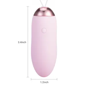 Vibrador bala de silicone sem fio, brinquedo sexual pequeno para meninas