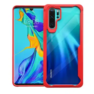 Crystal Clear Hybrid TPU PC Phone Cover For Huawei P30 Pro Transparent Hard Phone Case Back Cover Phone Shell