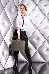 Mallette d'affaires vintage mallette pour ordinateur portable en cuir véritable mince épaule Messenger étui pour ordinateur portable pour hommes femmes 11 13 pouces pour le travail - Product Image 5