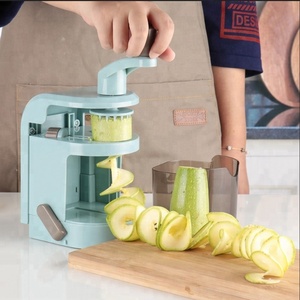 Vendita calda affettatrice per verdure Cutter Chopper Spiralizer Shred multifunzionale zucchine Noodle Maker taglierina a spirale per patate - Product Image 3