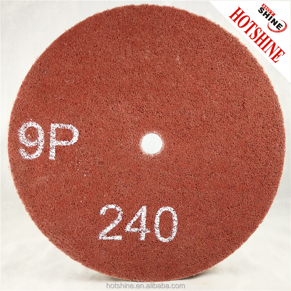 Disco De Pulido Abrasivo De Nailon De 150 Mm Y Grano 180 Para Pulidora De Banco O Amoladora
