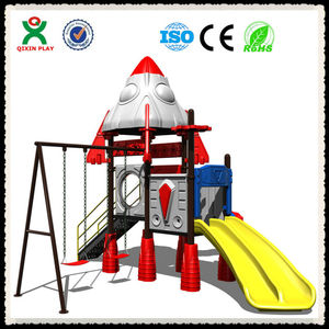 2013 Hot Sale! Media Spin and play <span class=keywords><strong>zone</strong></span>/game of outfit/garden playground with swings QX-B0204 - Product Image 2
