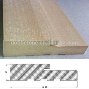 Alta densidad de la alta nail sosteniendo solid wpc / pvc / vinilo jamba de la puerta y el marco - Product Image 5